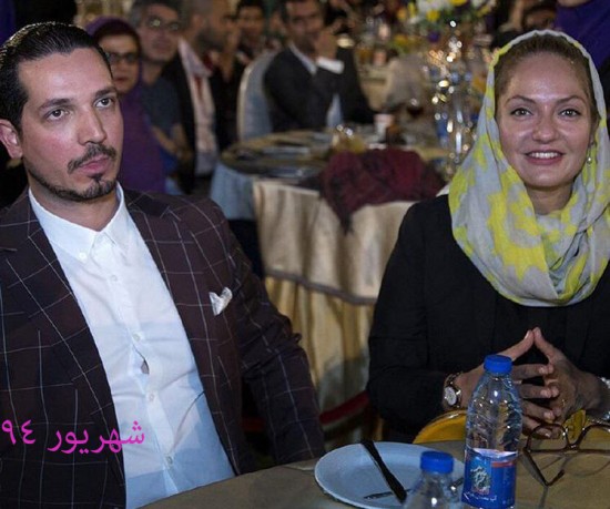 مهناز افشار به همراه همسرش در مراسم روز سینما(شهریور94)