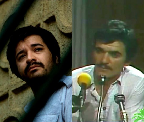 حسین تکبعلی‌زاده(راست)+نمایی از "جنایت بی دقت"