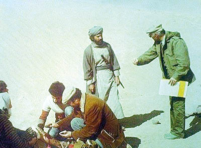 فریبرز صالح و فرامرز قریبیان در پشت صحنه "سفیر"