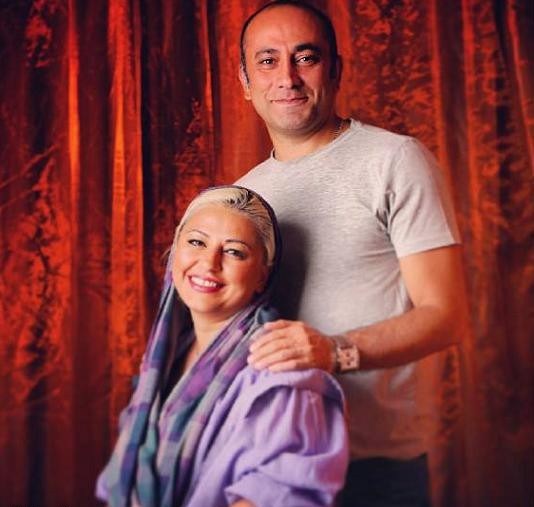 عارف لرستانی و همسرش افسانه ناصری