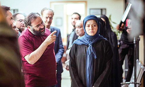 هادی حاجتمند+مهراوه شریفی‌نیا+پشت صحنه فیلم مدیترانه 