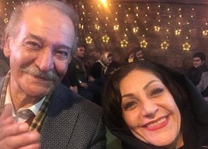 سحر اطلسی در کنار سیامک اطلسی