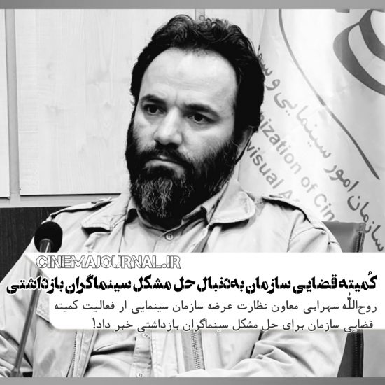 روح الله سهرابی از تلاش‌های کمیته قضایی سازمان برای حل مشکل سینماگران بازداشتی گفت