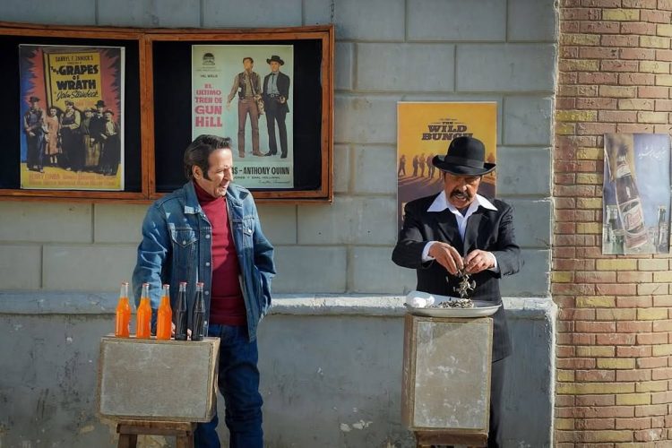 مرتضی عقیلی و ابوالفضل پورعرب در نمایی از فیلم "های کپی"