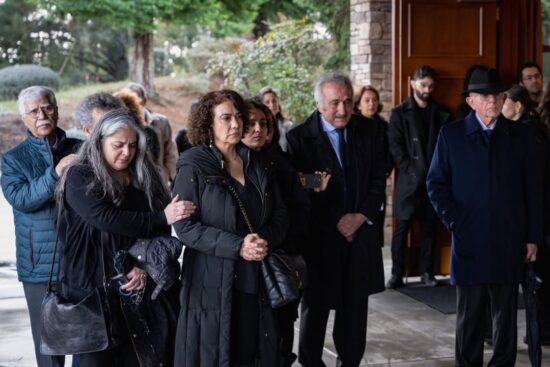 مراسم تدفین بهرام بیضایی در سانفرانسیسکو ی آمریکا