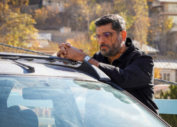 سام درخشانی و فریبا نادری وسط حمله‌ی اسرائیل⇐رونمایی از فیلم «سقف» در جشنواره فیلم فجر۴۴+عکس